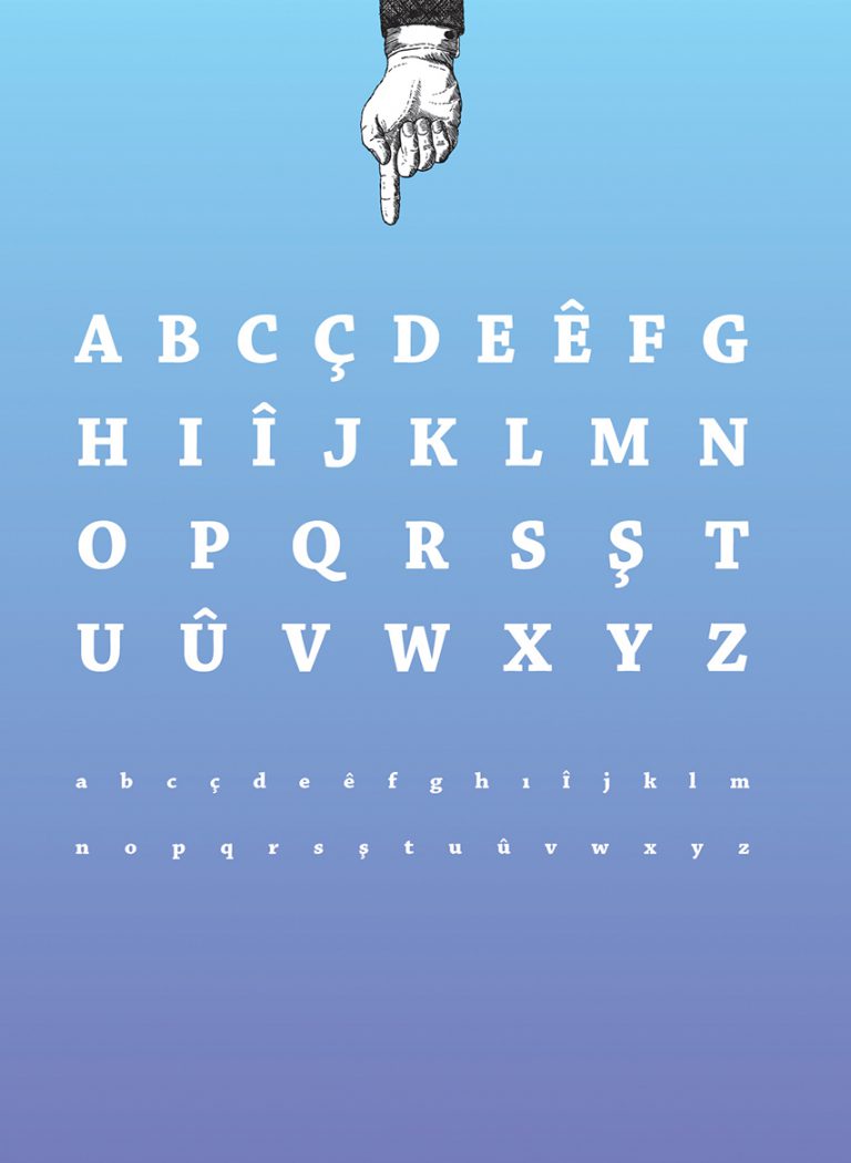 Harfli Defter - Kürtçe (Küçük Boy)