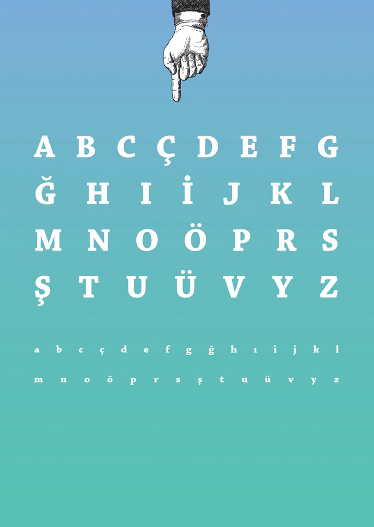 Harfli Defter - Türkçe (Küçük Boy)