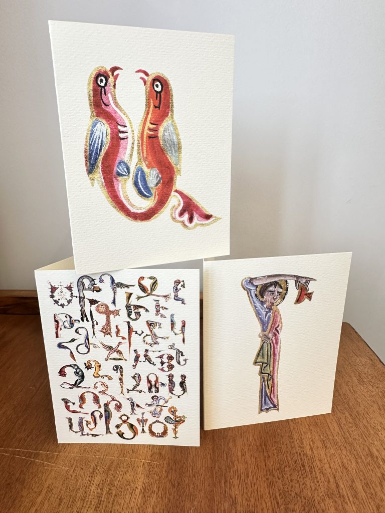 Kuş-Yazı'lı Kartpostal