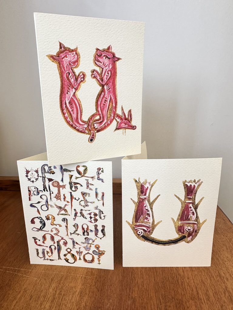 Kuş-Yazı'lı Kartpostal